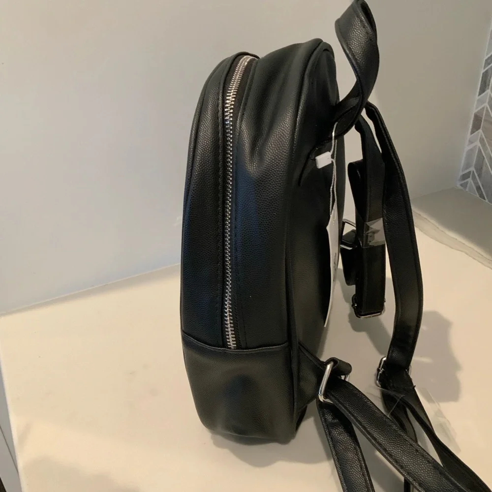 CXL by Christian Lacroix Backpack Black Pine Caviar Faux Leather CXLH24981-BLAK